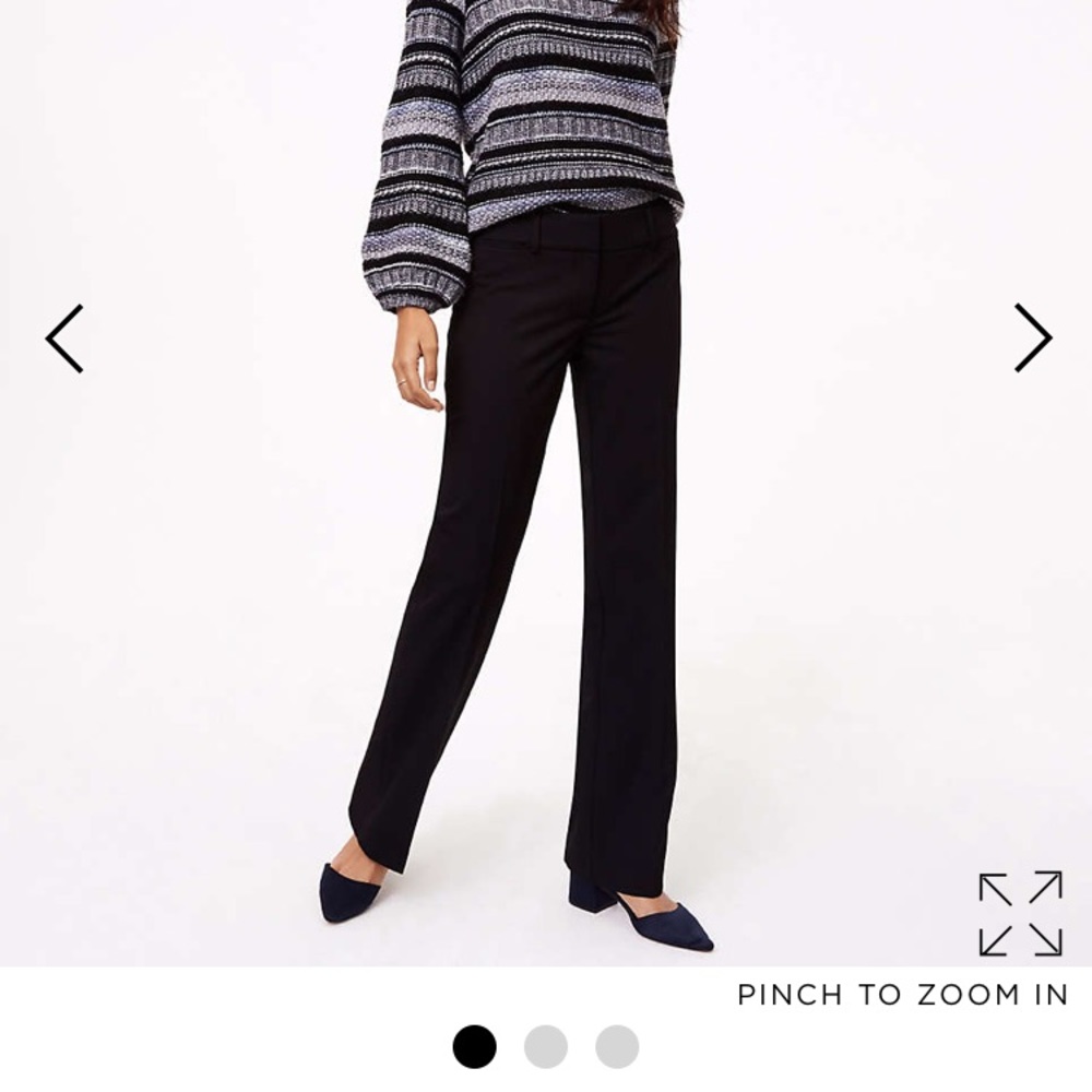 LOFT Marisa Trousers Black